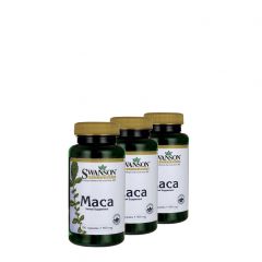 Maca gyökér 500 mg, Swanson Maca, 3x100 kapszula