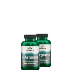 Nagy dózisú l-arginin 850 mg, Swanson Super Strength L-Arginine, 2x90 kapszula