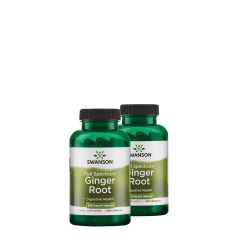 Gyömbér gyökér kivonat, Swanson Ginger Root Extract, 2x100 kapszula