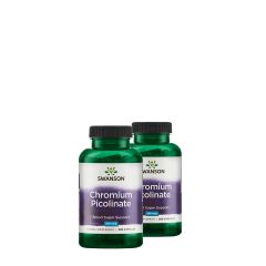 Króm pikolinát 200 mcg, Swanson Chromium Picolinate, 2x200 kapszula