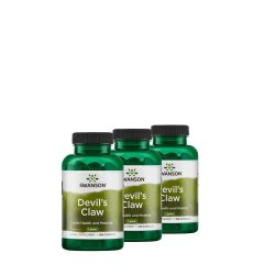 Ördögcsáklya gyökér 1000 mg, Swanson Devil's Claw, 3x100 kapszula