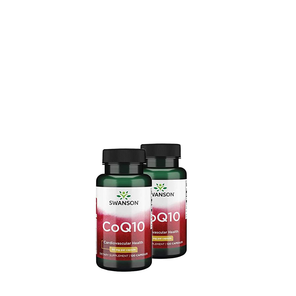 Q10 koenzim 30 mg, Swanson CoQ10, 2x120 kapszula