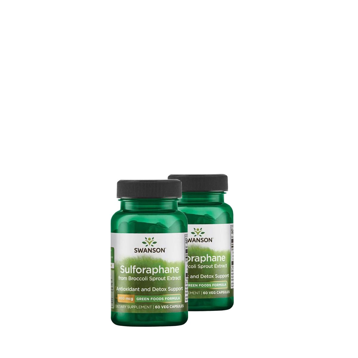 Szulforafán brokkolicsíra kivonat 400 mcg, Swanson Sulforaphane, 2x60 kapszula Szulforafán brokkolicsíra kivonat 400 mcg, Swanson Sulforaphane, 2x60 kapszula