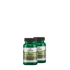 Májtisztító komplex máriatövissel, Swanson Milk Thistle Combination, 2x60 kapszula
