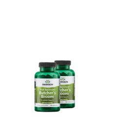 Szúrós csodabogyó 470 mg, Swanson Butcher's Broom, 2x100 kapszula