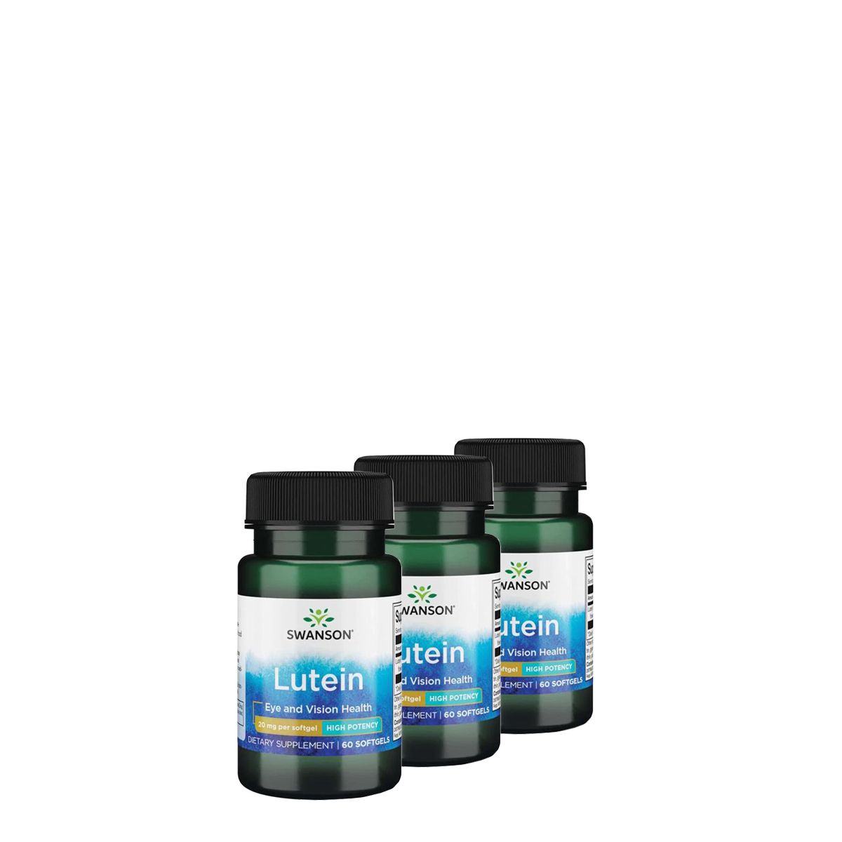 Lutein 20 mg, Swanson Lutein, 3x60 gélkapszula