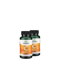 C-vitamin csipkebogyóval 500 mg, Swanson Vitamin C with Rose Hips, 2x100 kapszula