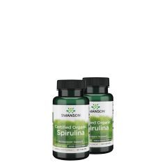 100% organikus spirulina, Swanson Spirulina 100% Certified Organic, 2x180 tabletta