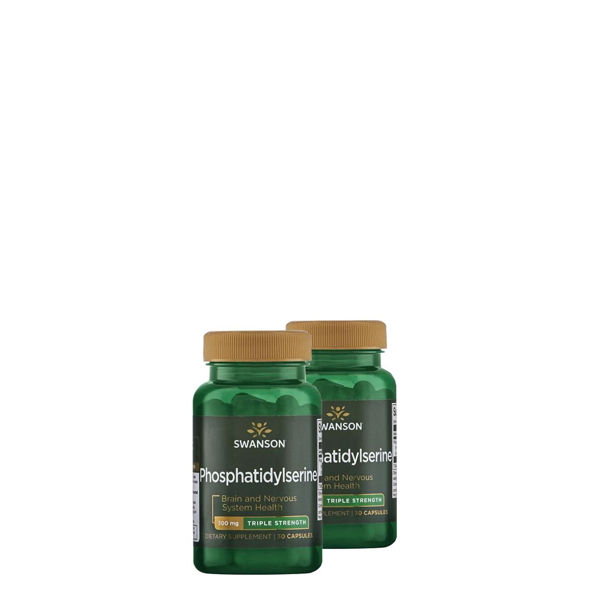 Foszfatidilszerin 300 mg, Swanson Phosphatidylserine, 2x30 gélkapszula