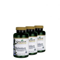 Szelenometionin szelén, Swanson Selenium, 3x300 kapszula