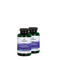 Magnézium kelát, Swanson Albion Chelated Magnesium, 2x90 kapszula