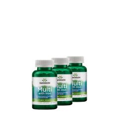 Multivitamin vassal, Swanson Multi with Iron, 3x130 tabletta