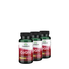Q10 koenzim 120 mg, Swanson CoQ10, 3x100 kapszula
