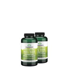 Stressz komplex, Swanson Rhodiola Holy Basil & Valeriana Stress Complex, 2x180 kapszula