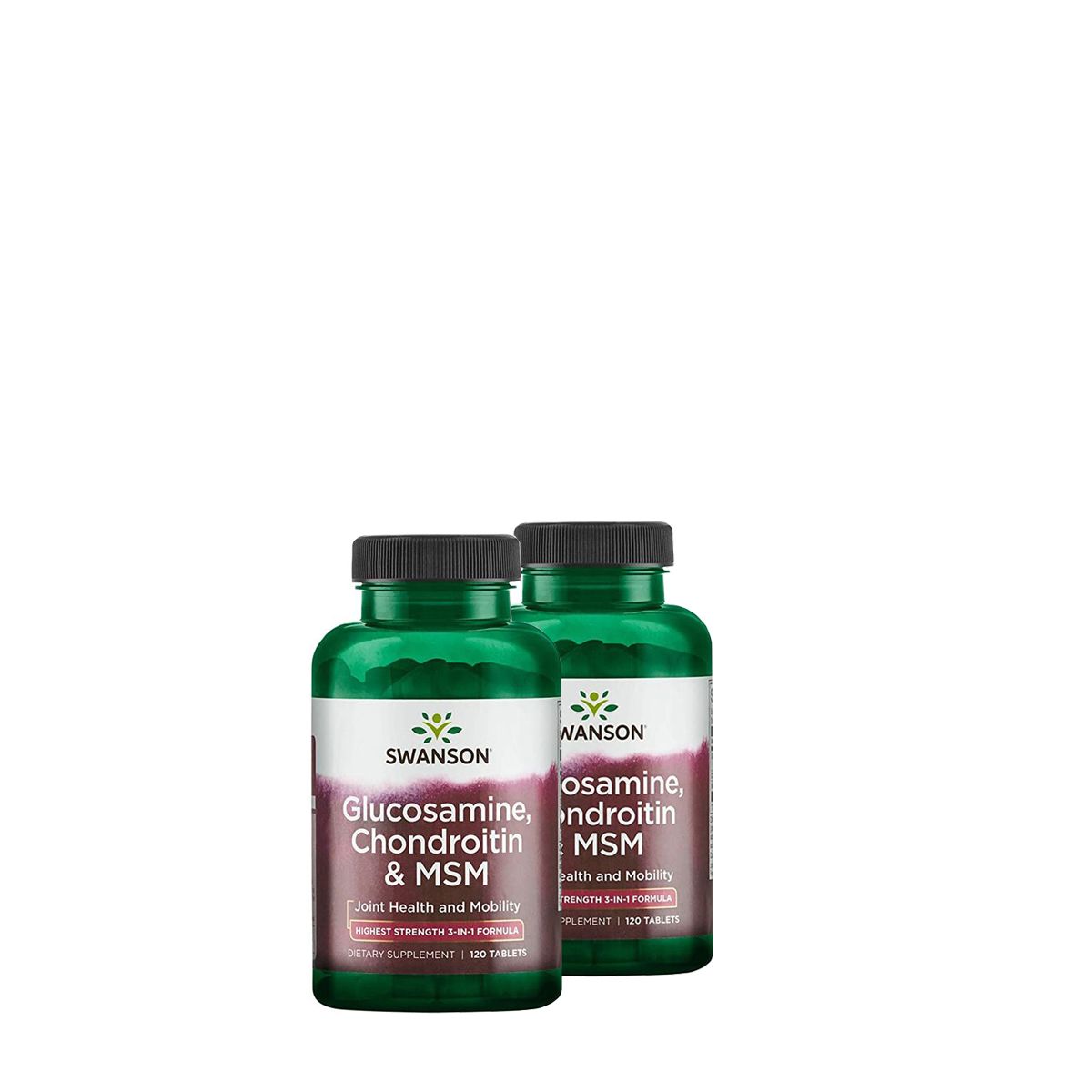 Ízületvédő komplex, Swanson Glucosamine Chondroitin & MSM, 2x120 tabletta