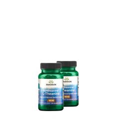 L-teanin aminosav, Swanson Suntheanine L-Theanine, 2x60 kapszula