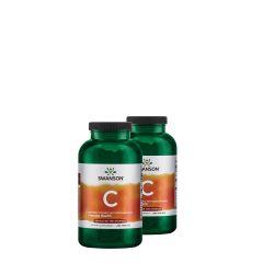 Pufferelt C-vitamin 1000 mg, Swanson Vitamin-C Buffered, 2x250 tabletta