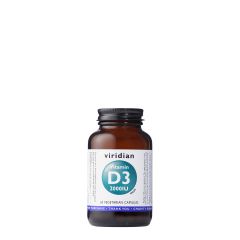 D-vitamin 2000 IU, Viridian Vitamin D3 2000 IU, 60 kapszula - EXP. 2024.06.04.