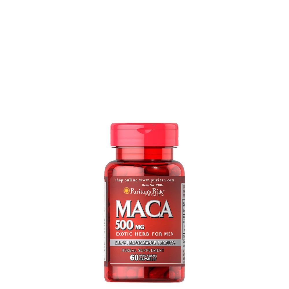 Maca gyökér kivonat, Puritan's Pride Maca Extract, 60 kapszula - EXP. 2024.09.