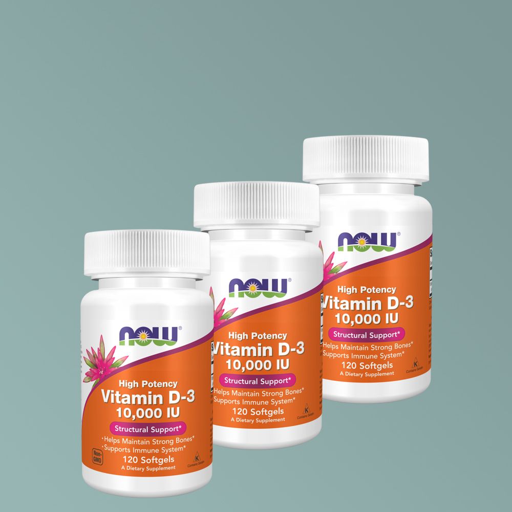 Magas dózisú D-vitamin 10 000 IU, Now High Potency Vitamin D-3, 3 x 120 gélkapszula Magas dózisú D-vitamin 10 000 IU, Now High Potency Vitamin D-3, 3 x 120 gélkapszula