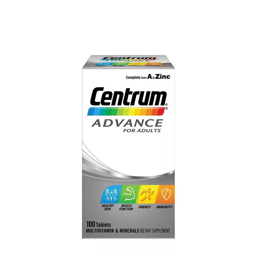 Centrum  Advanced - Multivitamin felnőtteknek - 100 tabletta