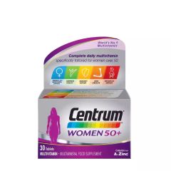 Centrum Women 50+ - Multivitamin komplex kifejezetten 50 év feletti nők számára - 30 tabletta