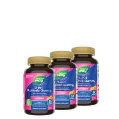 3 az 1-ben probiotikum nőknek, Nature's Way Women's 3-in-1 Probiotic Gummy, 3x50 gumicukor