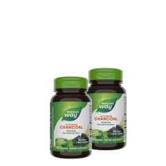 Aktív szén 560 mg, Nature's Way Aktív szén, 2x100 kapszula