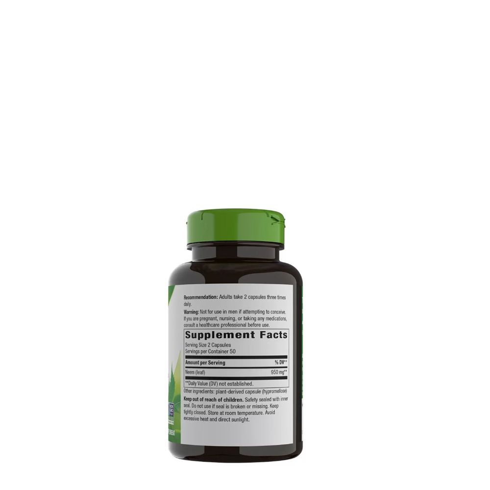 Neem Leaf 950 mg, Nature's Way Neem Leaf, 100 kapszula Neem Leaf 950 mg, Nature's Way Neem Leaf, 100 kapszula