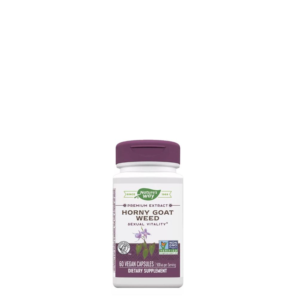 Horny Goat Weed 500 mg, Nature's Way Horny Goat Weed, 60 kapszula Horny Goat Weed 500 mg, Nature's Way Horny Goat Weed, 60 kapszula