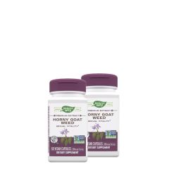 Horny Goat Weed 500 mg, Nature's Way Horny Goat Weed, 2x60 kapszula