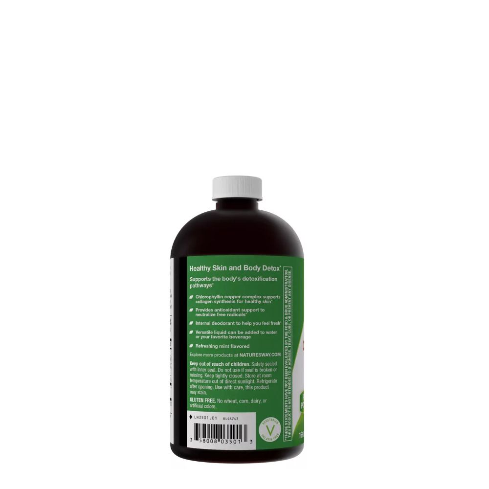 Liquid Chlorophyll, Nature's Way Liquid Chlorophyll, 480 ml Menta