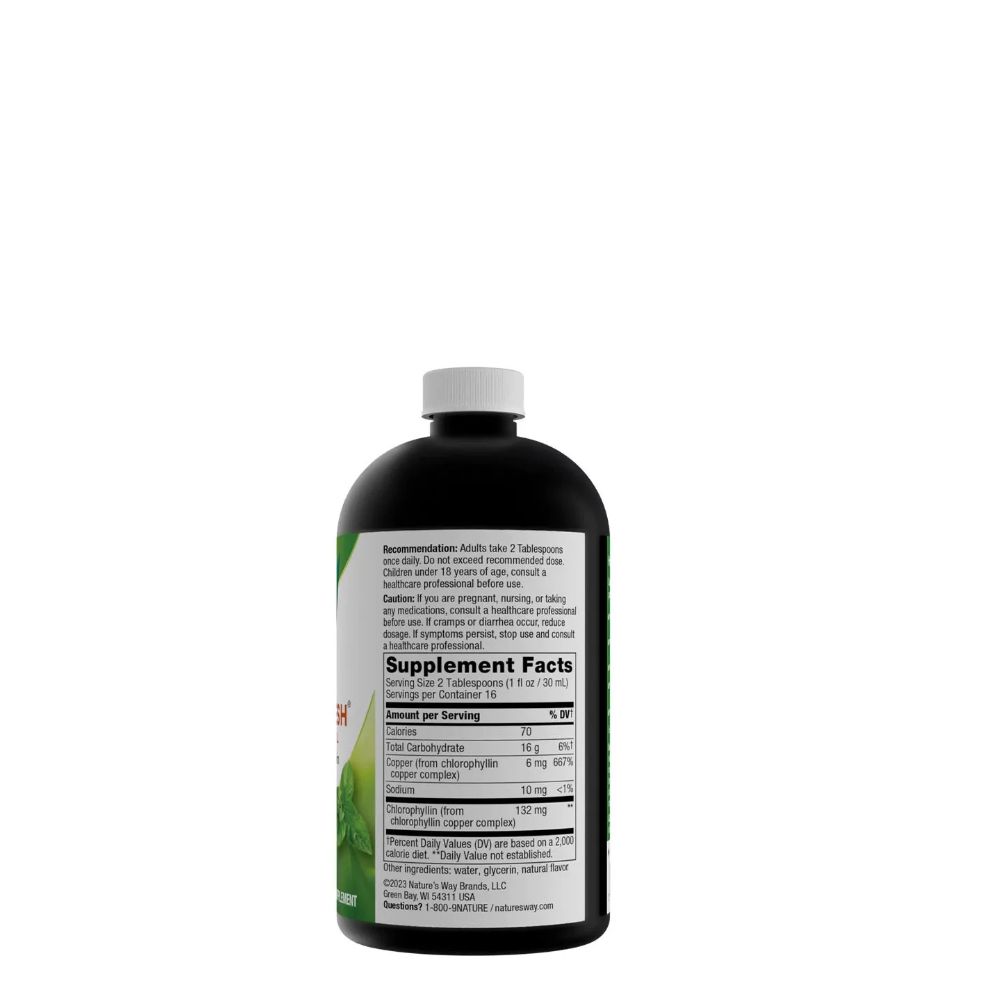 Liquid Chlorophyll, Nature's Way Liquid Chlorophyll, 480 ml Menta