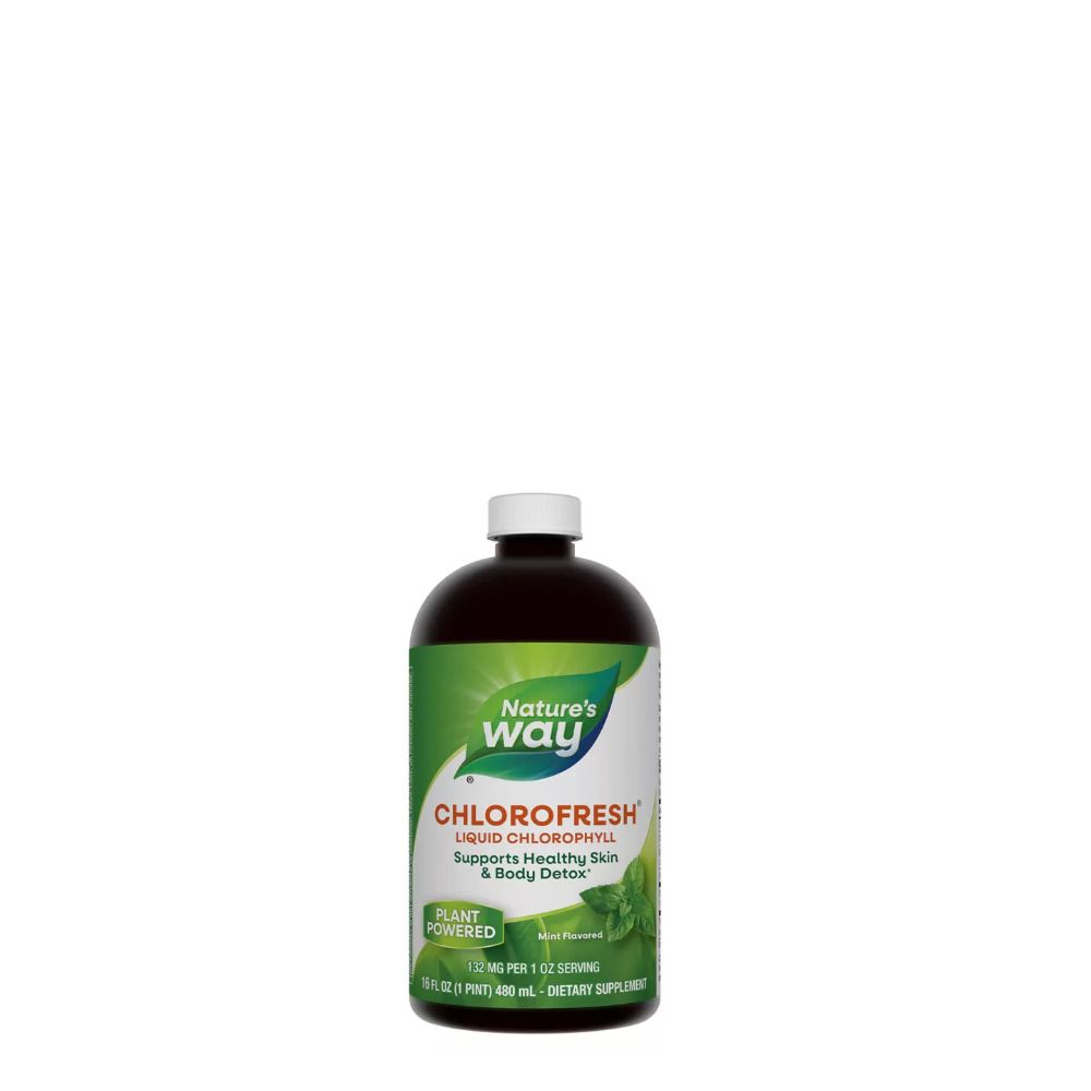 Liquid Chlorophyll, Nature's Way Liquid Chlorophyll, 480 ml Menta