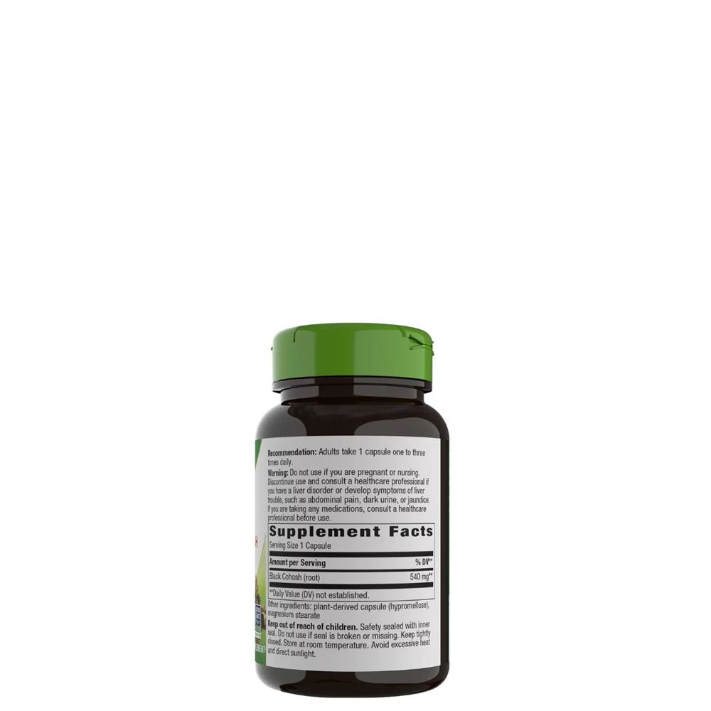 Black Cohosh Root, Nature's Way Black Cohosh Root, 100 kapszula