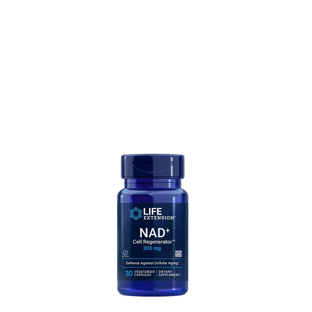 Sejtenergia Támogató NAD+ 300 mg, Life Extension NAD+ Cell Regenerator, 30 kapszula