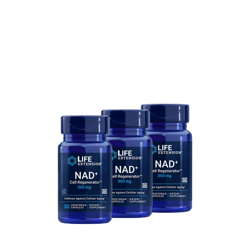 Sejtenergia Támogató NAD+ 300 mg, Life Extension NAD+ Cell Regenerator, 3x30 kapszula Sejtenergia Támogató NAD+ 300 mg, Life Extension NAD+ Cell Regenerator, 3x30 kapszula