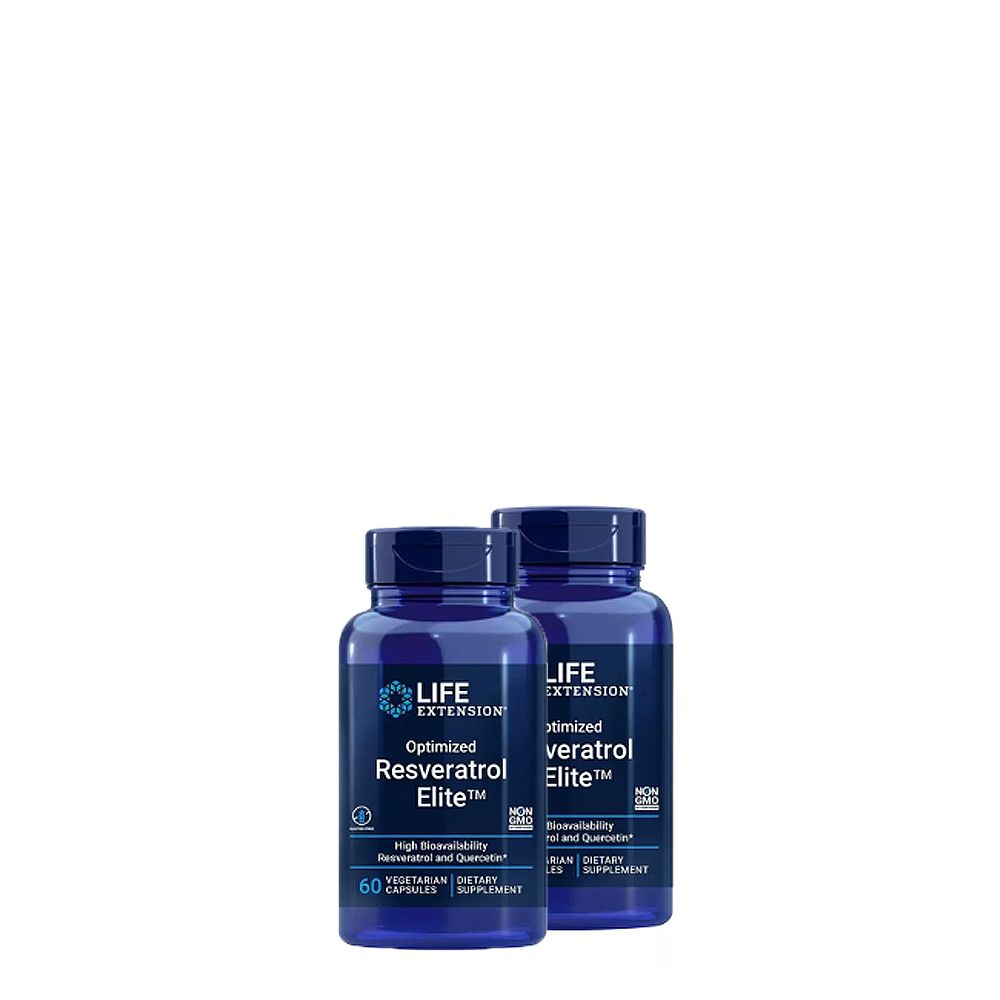 Öregedésgátló komplex rezveratrollal, Life Extension Optimized Resveratrol Elite, 2x60 kapszula Öregedésgátló komplex rezveratrollal, Life Extension Optimized Resveratrol Elite, 2x60 kapszula