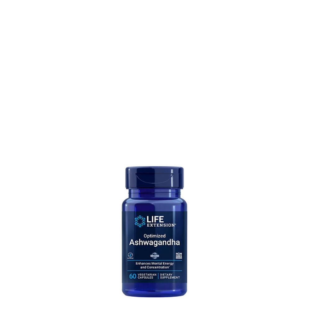 Optimalizált Ashwagandha, Life Extension Optimized Ashwagandha, 60 kapszula Optimalizált Ashwagandha, Life Extension Optimized Ashwagandha, 60 kapszula