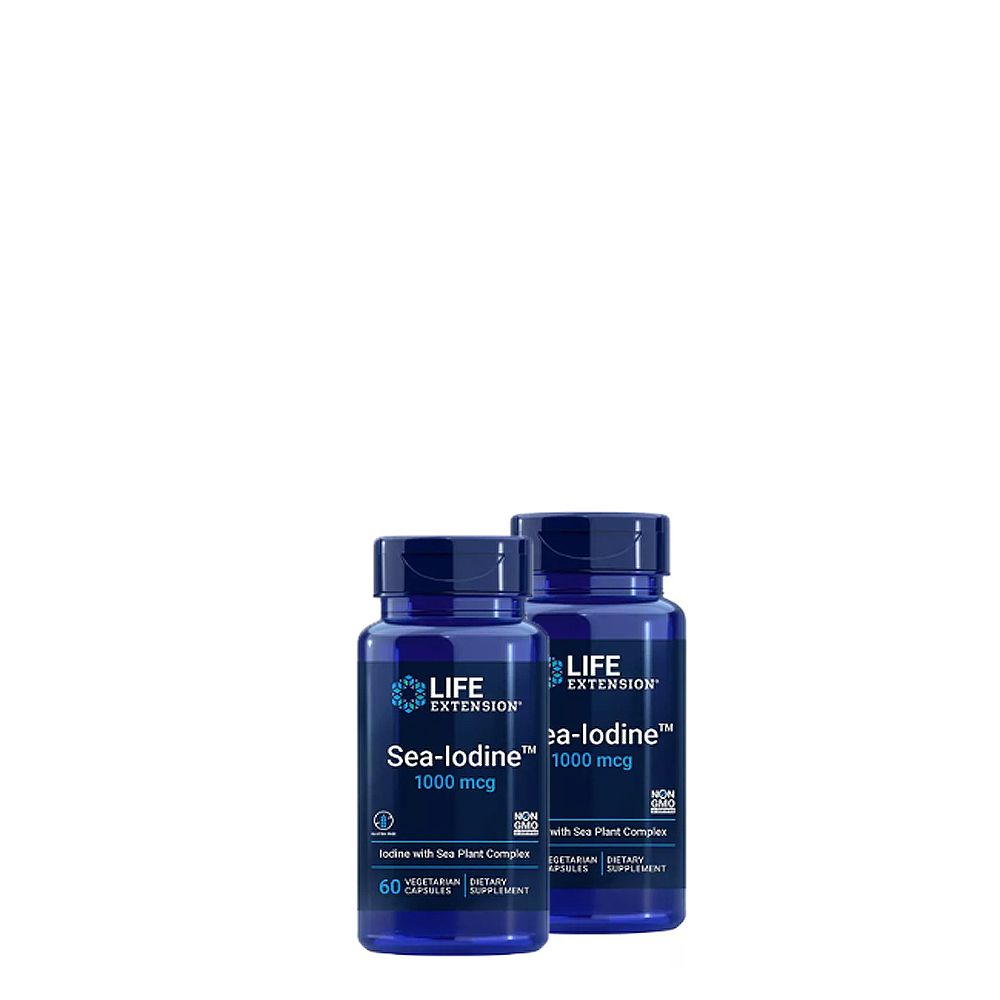 Tengeri Jód 1000 mcg, Life Extension Sea-Iodine, 2x60 kapszula Tengeri Jód 1000 mcg, Life Extension Sea-Iodine, 2x60 kapszula