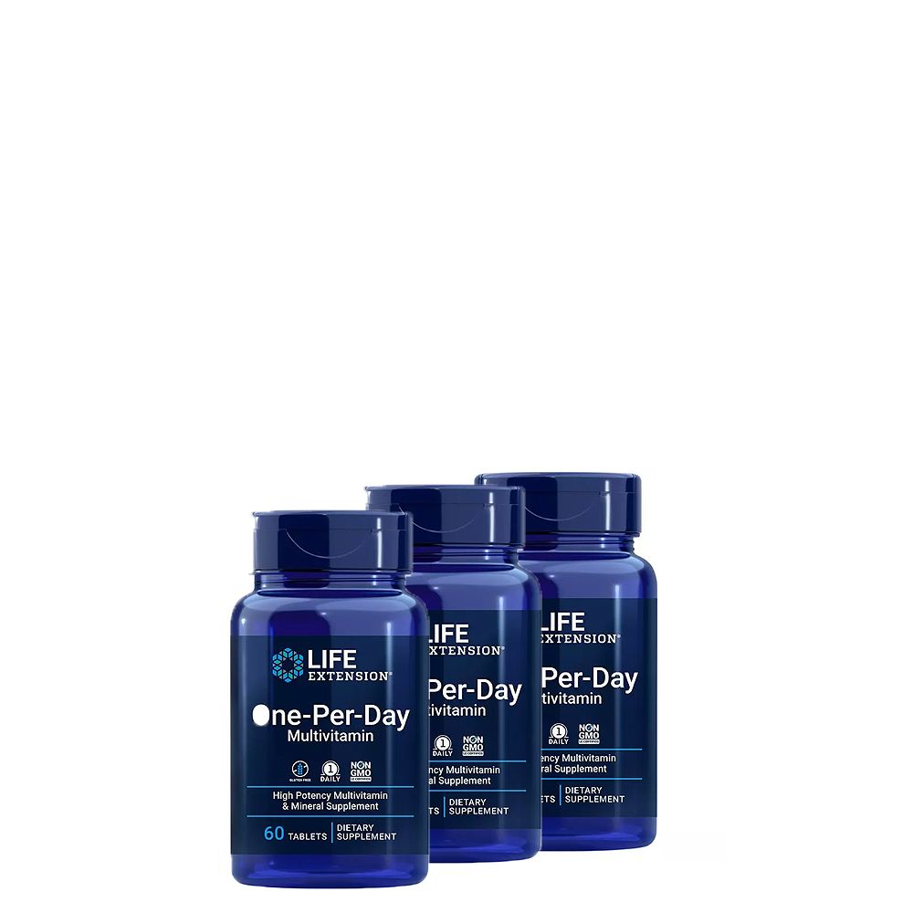 Napi Egy Multivitamin, Life Extension One - Per- Day Multivitamin, 3x60 tabletta Napi Egy Multivitamin, Life Extension One - Per- Day Multivitamin, 3x60 tabletta