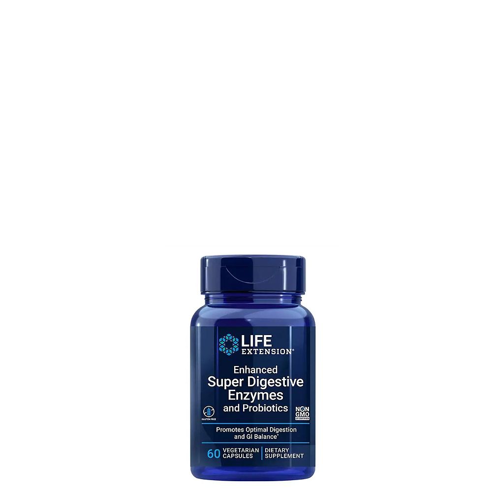 Emésztőrendszeri Enzimek és Probiotikumok, Life Extension Enhanced Super Digestive Enzymes and Probiotics, 60 kapszula Emésztőrendszeri Enzimek és Probiotikumok, Life Extension Enhanced Super Digestive Enzymes and Probiotics, 60 kapszula