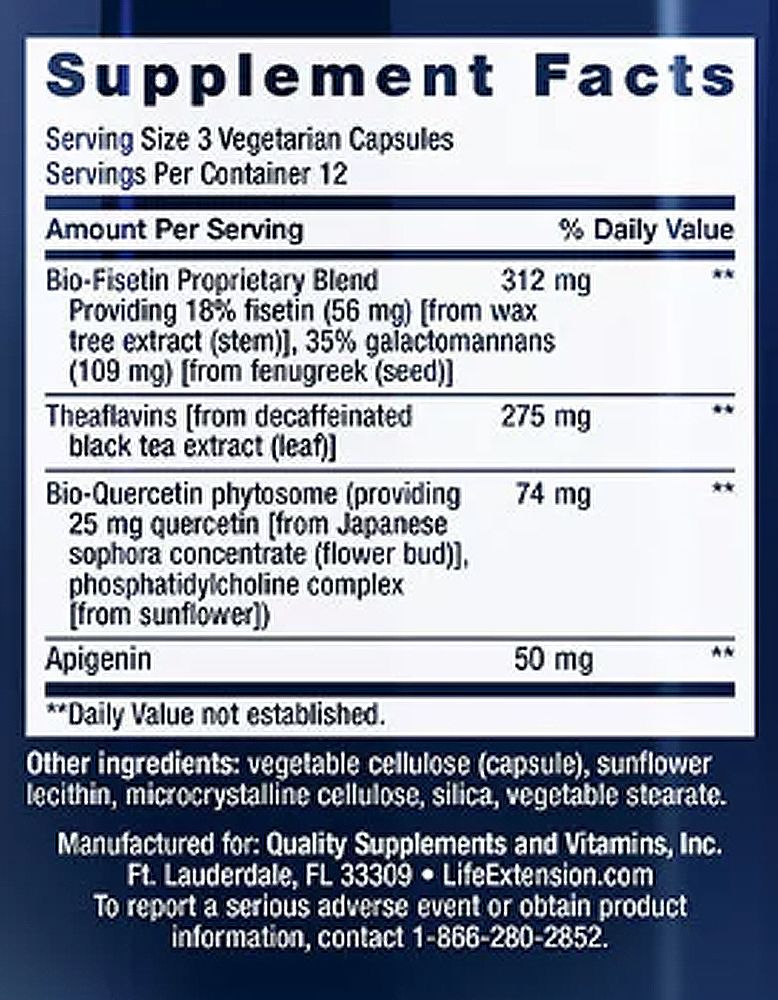 Szenolitikus Aktivátor, Life Extension Senolytic Activator, 2x36 kapszula Szenolitikus Aktivátor, Life Extension Senolytic Activator, 2x36 kapszula