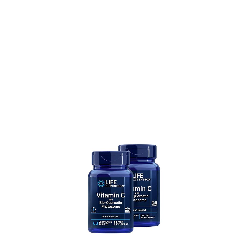 C-vitamin + bio kvercetin, Life Extension Vitamin C with Bio-Quercetin, 2x60 tabletta C-vitamin + bio kvercetin, Life Extension Vitamin C with Bio-Quercetin, 2x60 tabletta