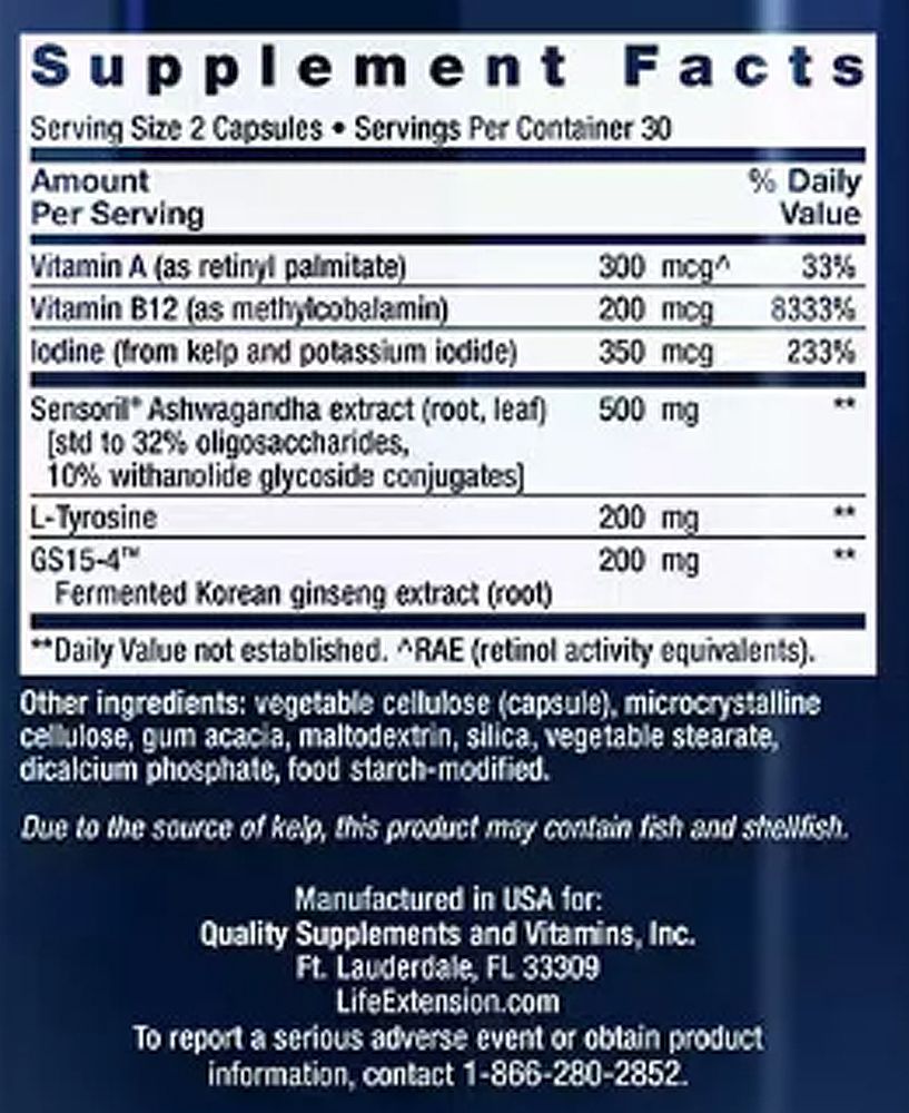 Pajzsmirigy támogató komplex, Life Extension Thyroid Support Complex, 60 kapszula Pajzsmirigy támogató komplex, Life Extension Thyroid Support Complex, 60 kapszula