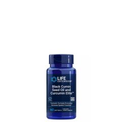 Fekete köménymagolaj és Kurkumin, Life Extension Black Cumin Seed Oil and Curcumin Elite, 60 lágykapszula