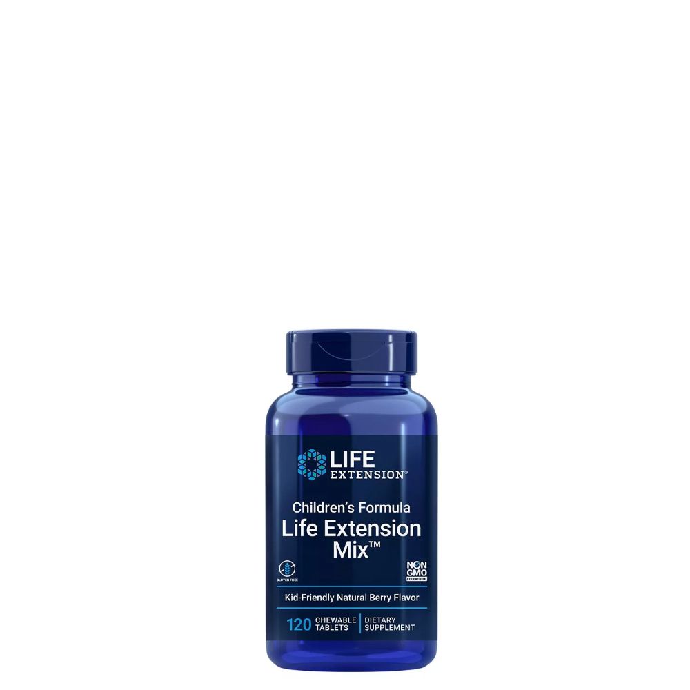 Gyermek Multivitamin, Life Extension Children's Formula Life Extension Mix, 120 rágótabletta Gyermek Multivitamin, Life Extension Children's Formula Life Extension Mix, 120 rágótabletta