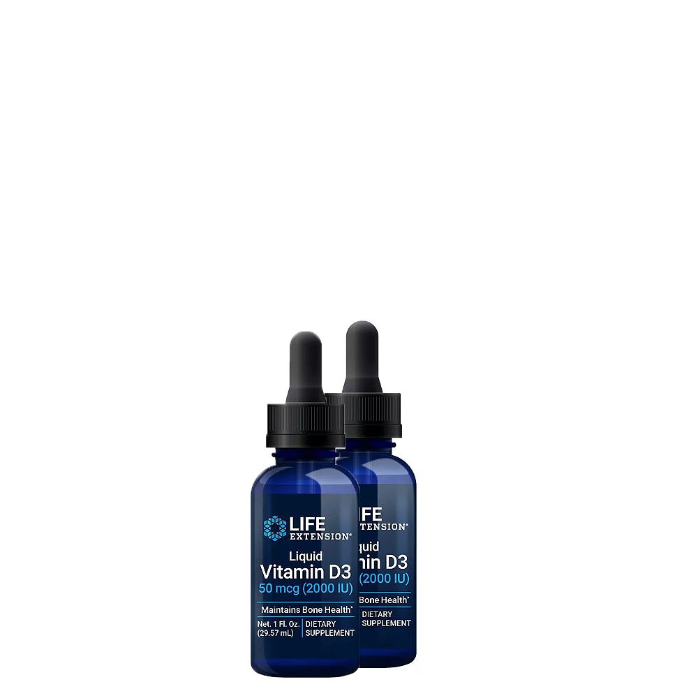 D-Vitamin Cseppek 2000IU, Life Extension Liquid Vitamin D3, 2x29 ml D-Vitamin Cseppek 2000IU, Life Extension Liquid Vitamin D3, 2x29 ml