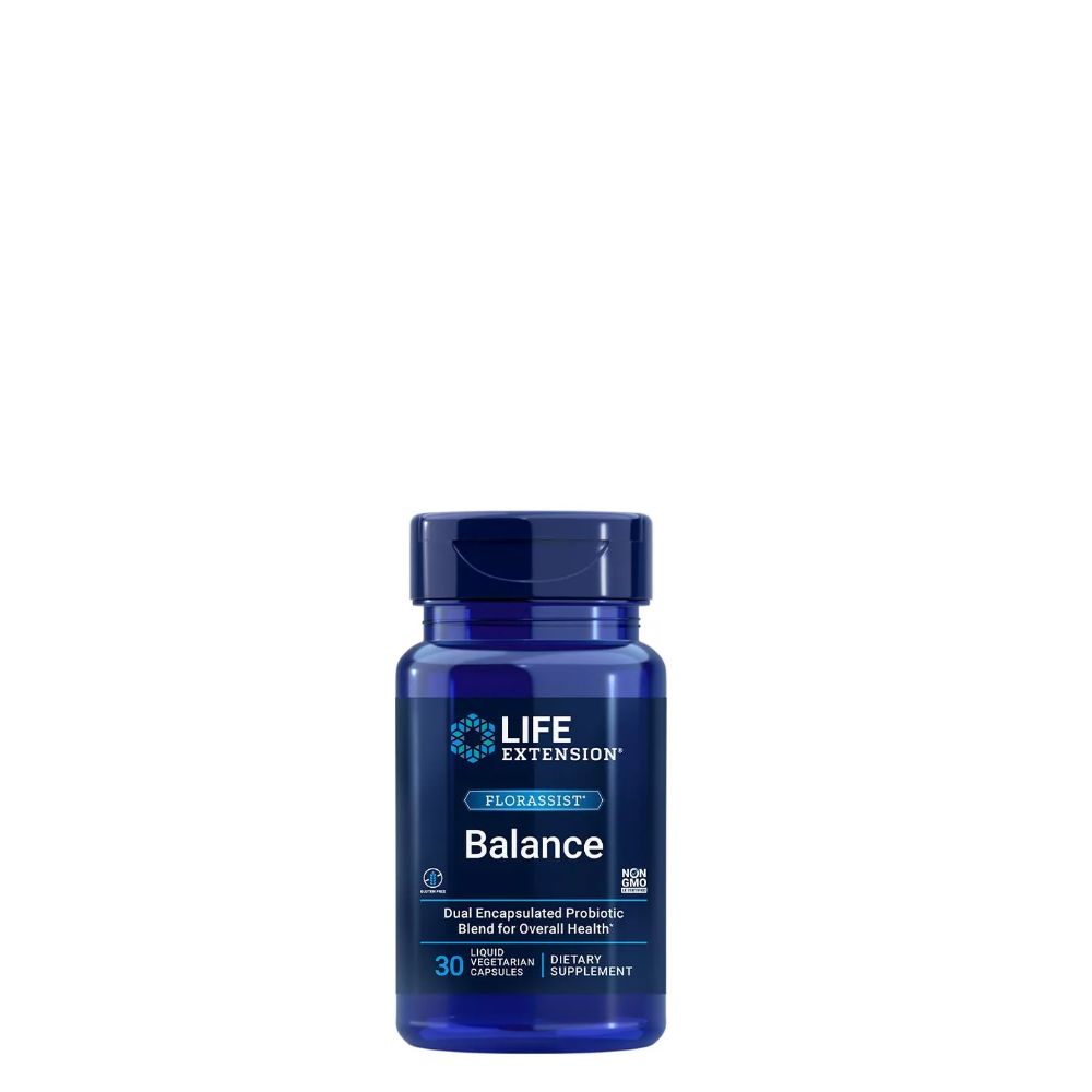 Emésztés Támogatása, Life Extension Florassist Balance, 30 kapszula Emésztés Támogatása, Life Extension Florassist Balance, 30 kapszula