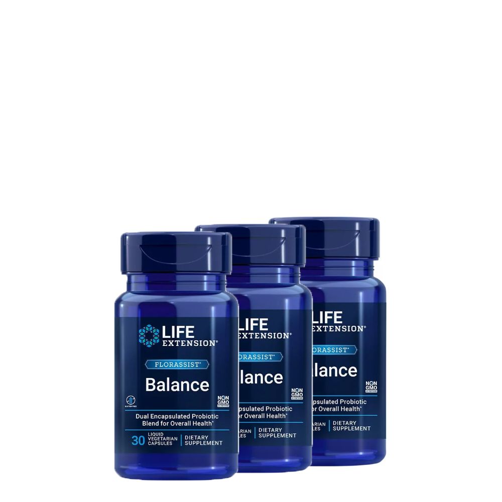 Emésztés Támogatása, Life Extension Florassist Balance, 3x30 kapszula Emésztés Támogatása, Life Extension Florassist Balance, 3x30 kapszula